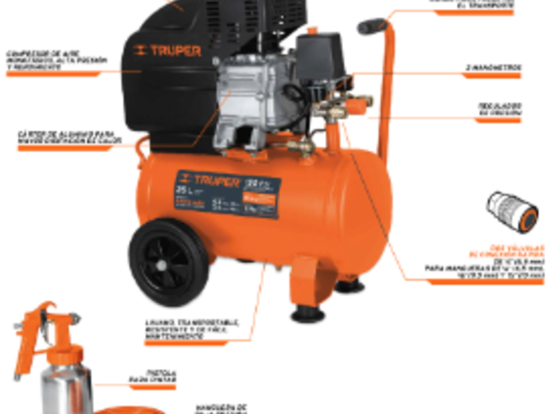 COMPRESOR DE AIRE GUATEMALA PODEROSAS Herramientas Poderosas S.A