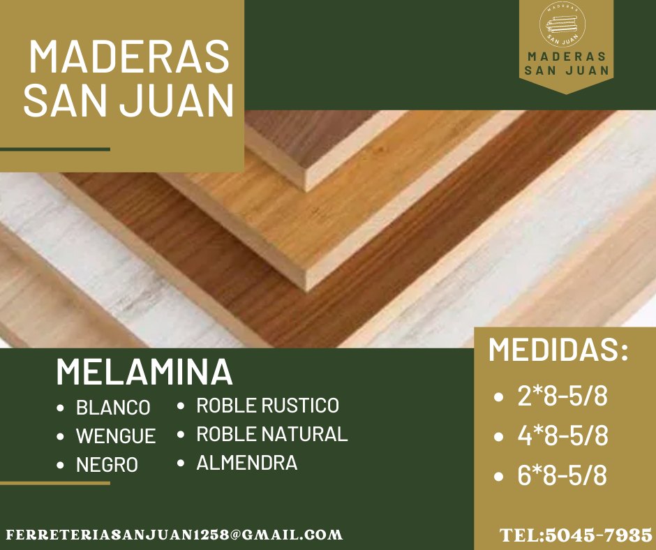 Melamina Almendra San Juan Guatemala Ferreter A San Juan Construex